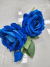 Simulated 2-flower 1-bud velvet rose bouquet manufacturer wholesale round wrapped rose, plastic flower, artificial flower, silk flower, artificial flower, wedding indoor and outdoor DIY decorative flower, shooting props in stock, replenishing cabinet 112032308 Specification image